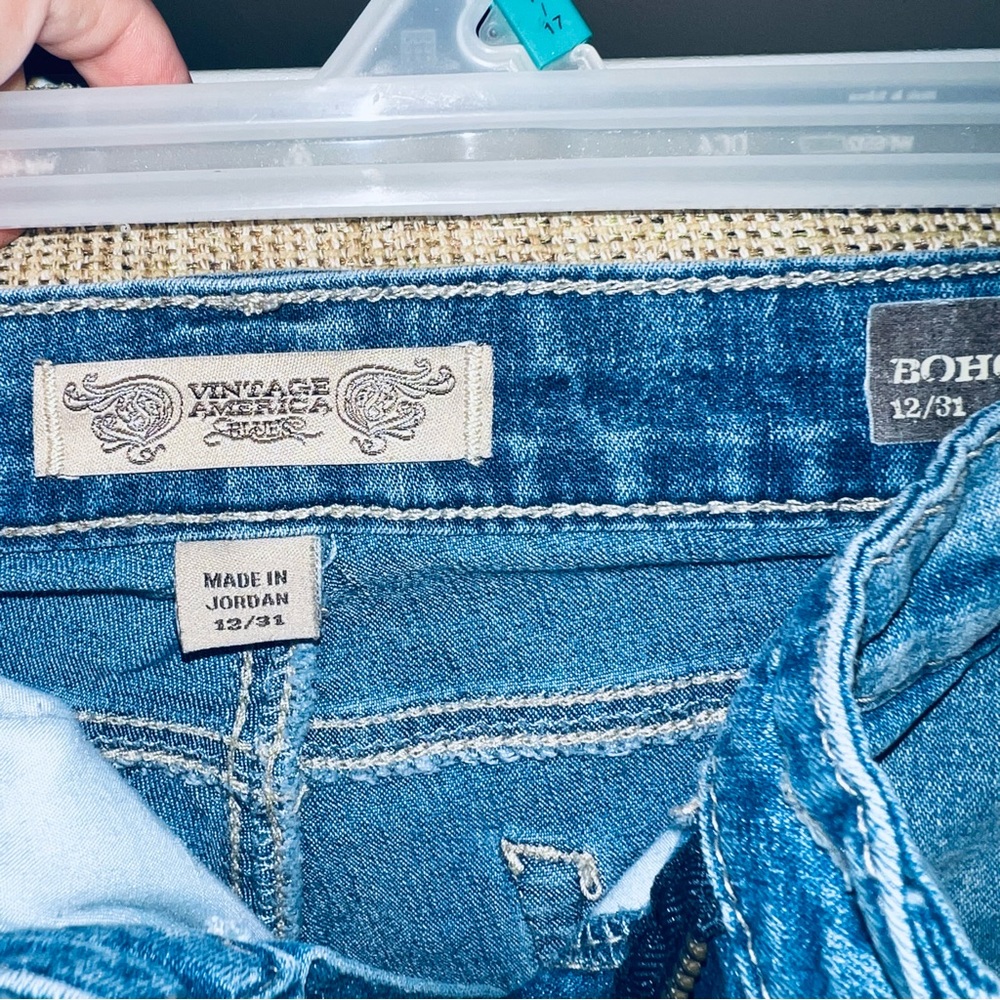 Denim shorts